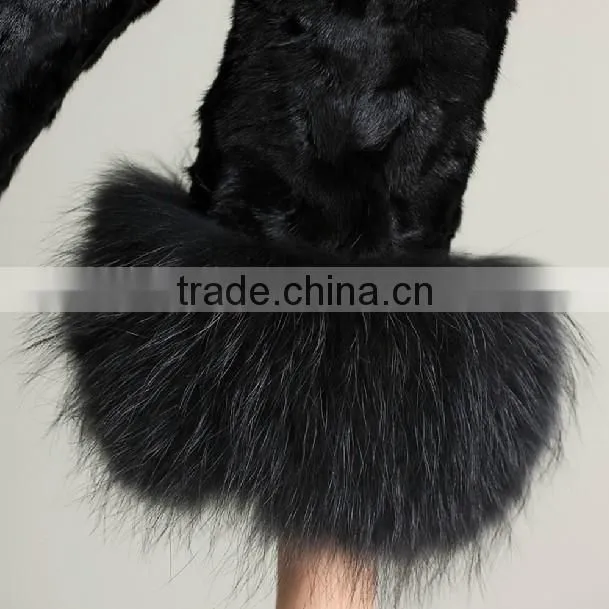 Newest Long Women Natural Mink Fashion Fur Coats 2013-2014 "11"