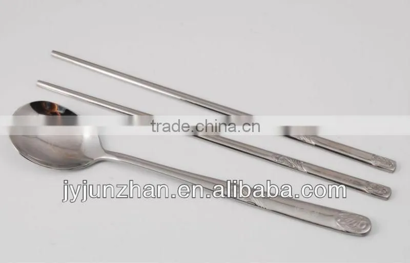 Stainless steel 410 Korean spoon with perfect polishing and nice design handle