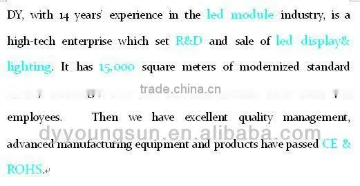 P10 led display module red/blue/green/white/yellow