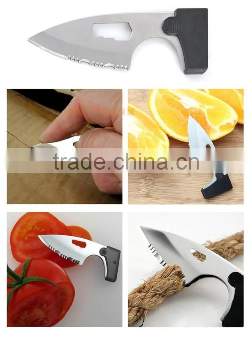 2016 most popular Credit Card Tool Survival Pocket Knife Comrade Survival Card For Emergency Survival