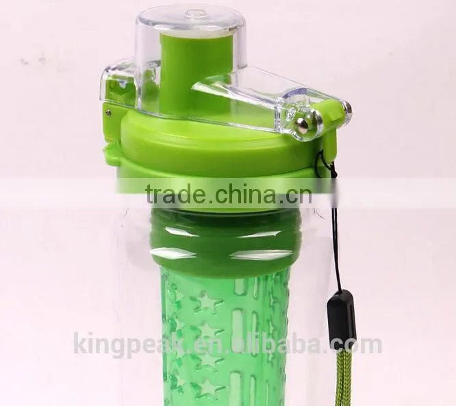 Portable Plastic Infuser Water Bottle /water infuser bottle/ BPA-Free Tritan fruit infuser water bottle/Shaker bottle