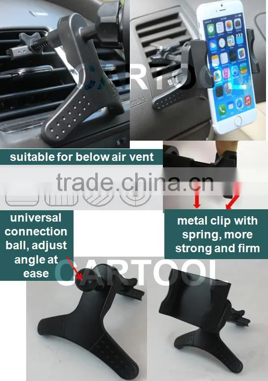 360 Adjustable Car Air Vent Mount Holder Stand Cradle For Mobile Phone