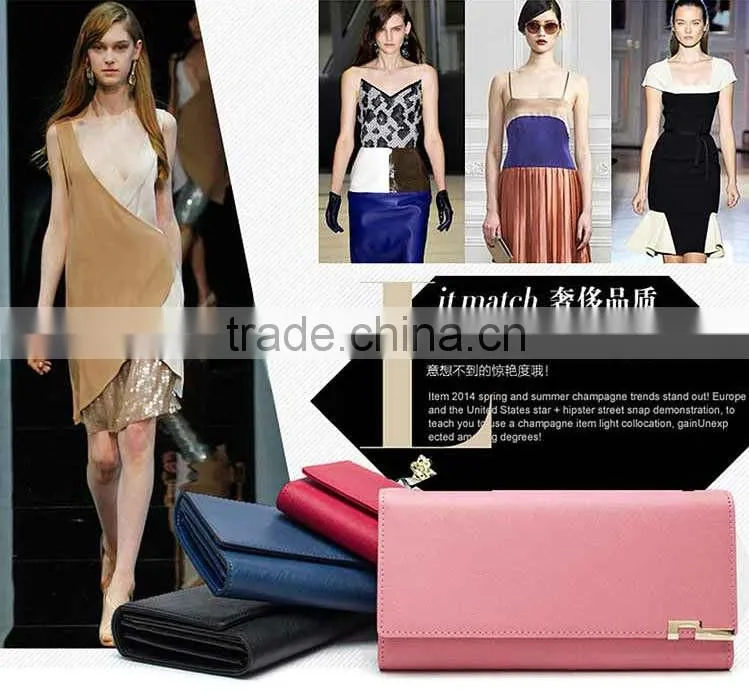 Wholesale new fashion lady and women genuine leather wallet