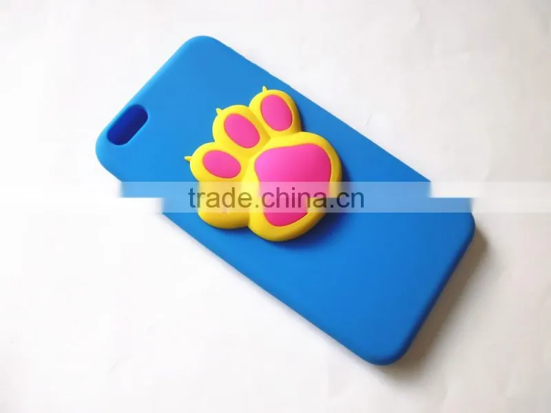 durable Silk print silicone mobilephone case