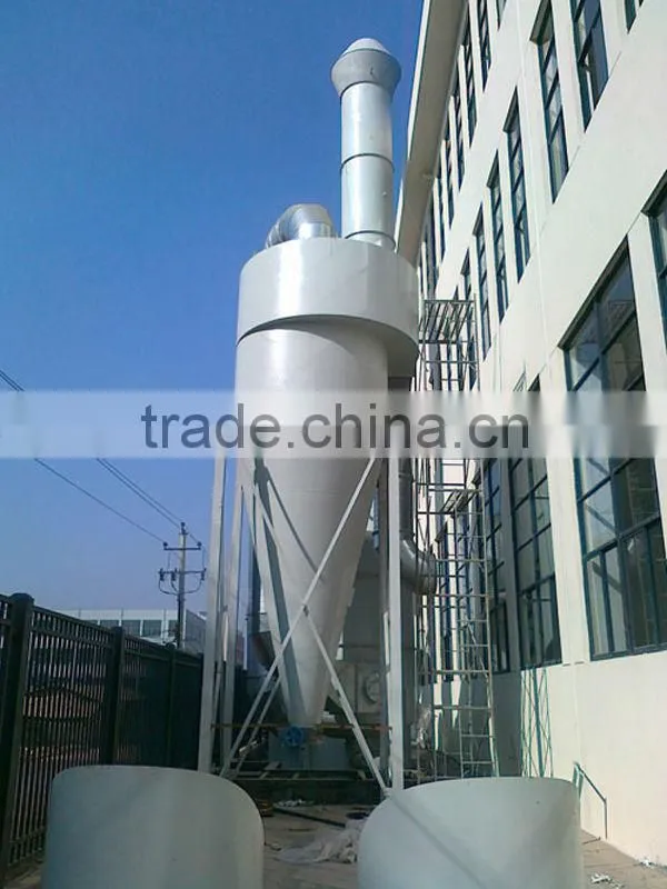 High quality Rovan industrial cyclone dust collector/cyclone device Qingdao factory