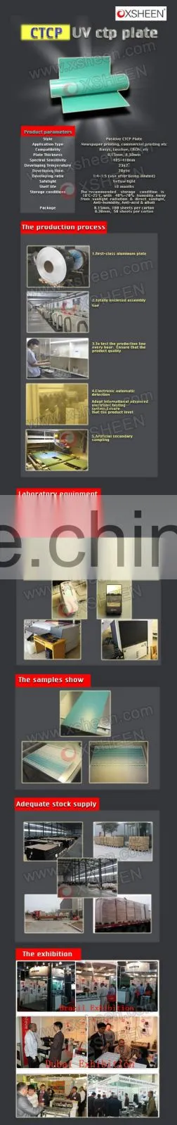 high Sensitive resolution uvctp prepress plate,Sensitive plates