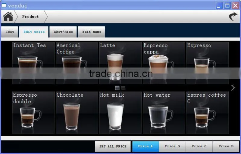 ES3C Jetinno One Touch bean to cup espresso coffee vending machine