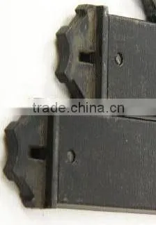 iron material strengthen pop up with black coated pole frame