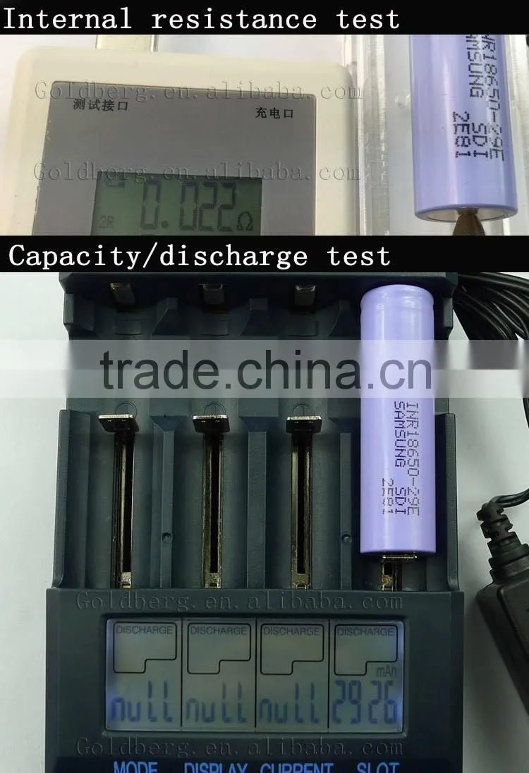 original samsung inr18650-29e 18650 2900mah 3.7v rechargeable Li-ion Battery for electric scooter,samsung sd1 29e