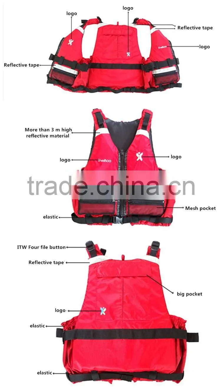 UL certification red/blue life vest