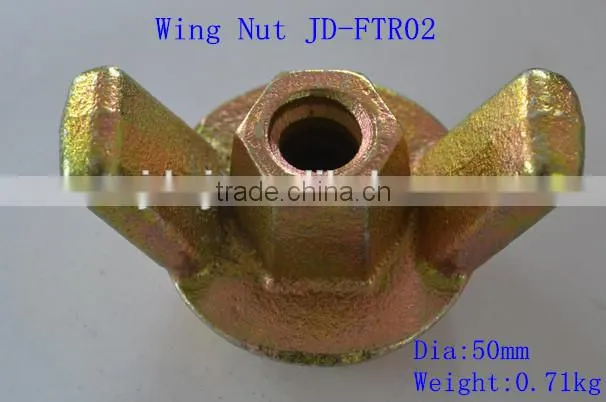 Formwork Cast iron Tie Rod Wing Nut 50mm