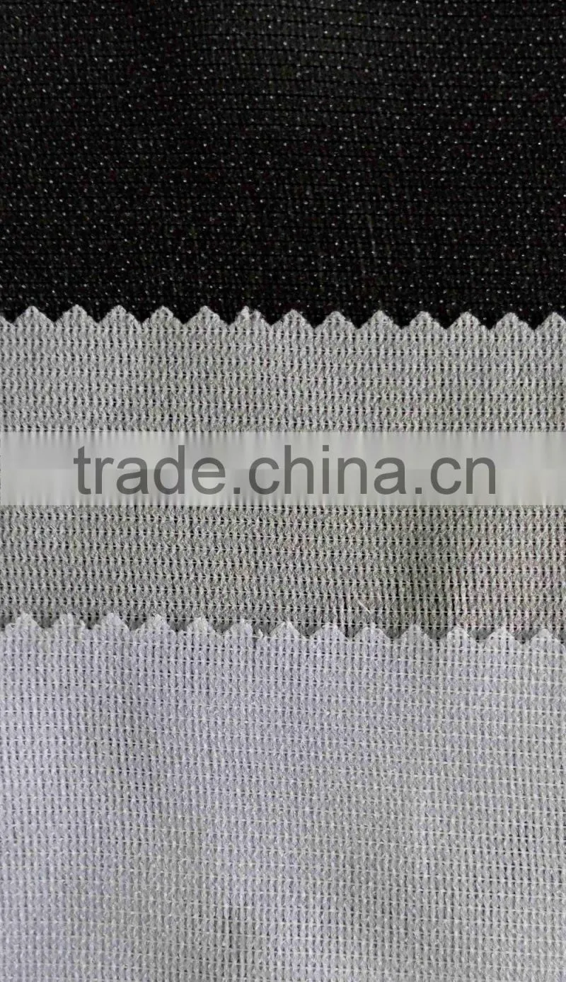 stretch woven fusible interlining Double Dot knitting fusible Interlining(40D*100D)