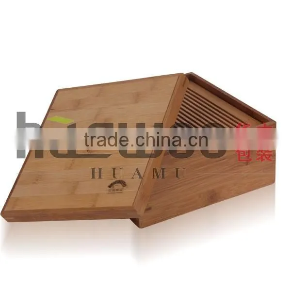 Square nature craft bamboo box