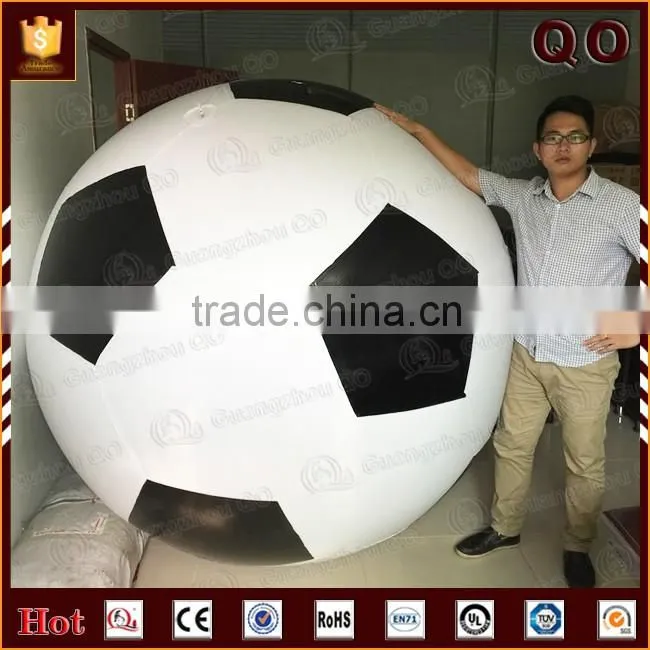 Fashionable design customized giant football inflatable helium soccer ball
