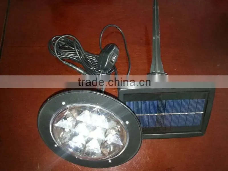 5W portable moving solar lighting system