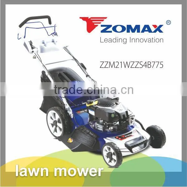 China 16inch wheel adjustable grass cutting B&S B450E American gasoline engine wholesale manual cheap mini lawn mower for sale