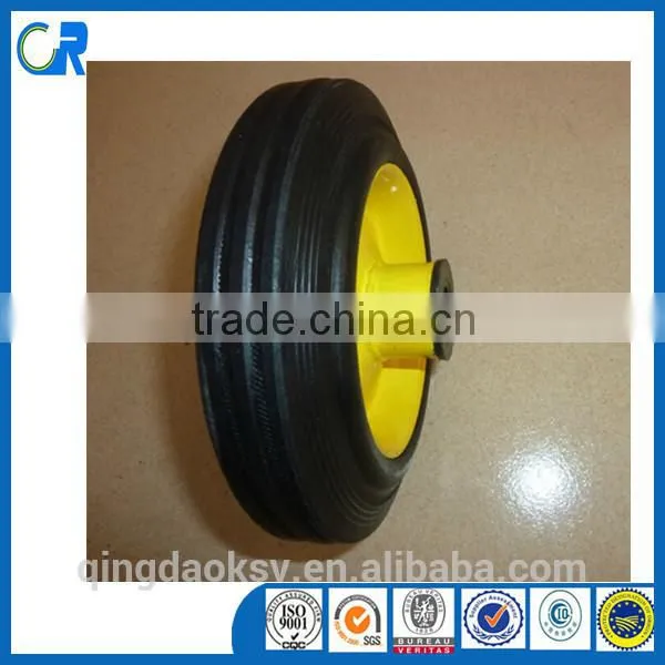 Qingdao yingzhu solid rubber wheel 6 inch