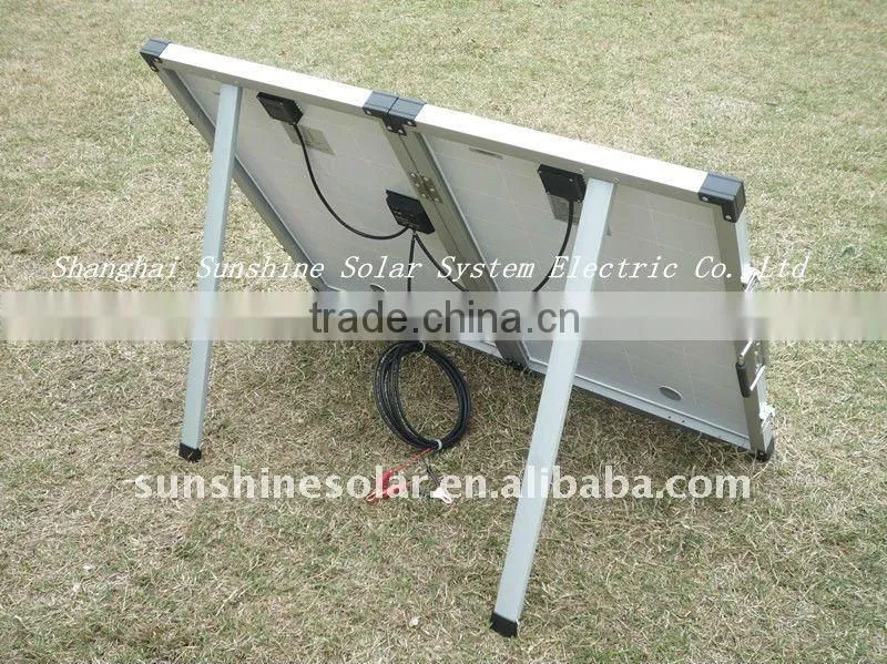 120w 12v/18v portable solar panel/folding solar kit