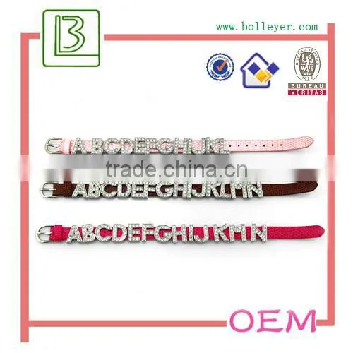 Wrap around thin leather bracelet for summer accessory