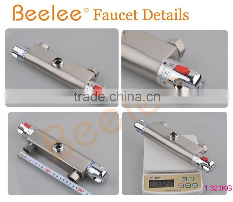 Nickel Brushed Thermastatic Shower Bar Mixer(Shower Mixer Bar,Shower Faucet Bar)