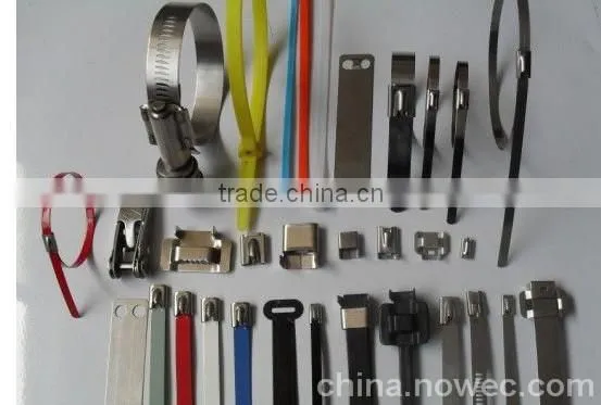 PVC Sprayed Stainless Steel Cable Tie (BZ-L Series) 4.6*300