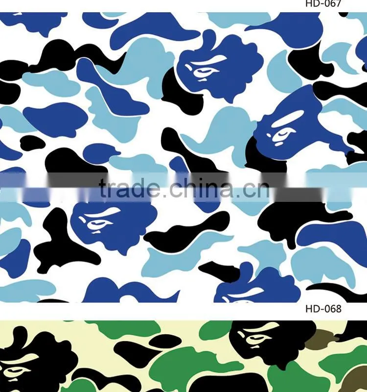HD-064 Air Bubble Free Mild Auto Vinyl Bomb Car Body Sticker