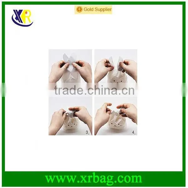 Party Decoration Plastic Cute Rabbit Ear Cookie Bags Candy Biscuit Packaging Bag Wedding Gift Handbags