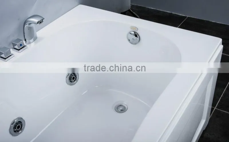 cUPC square acrylic bathtub,plastic hot tub,portable bathtub whirlpool