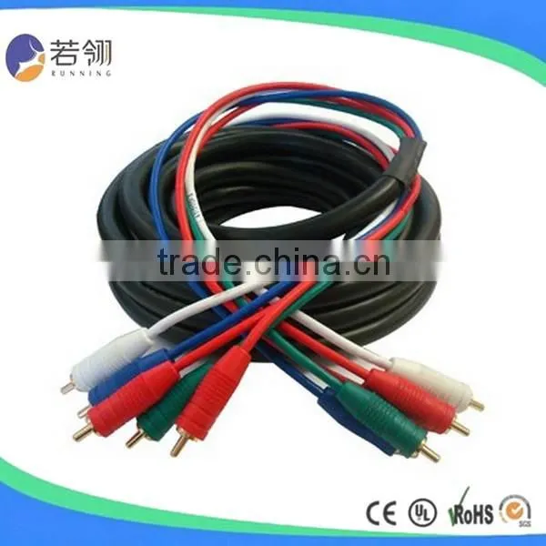3 rca to 3rca audio cable UL CE ROHS