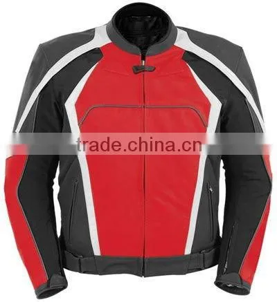 Mens Professional Motorbike Leather Jacket