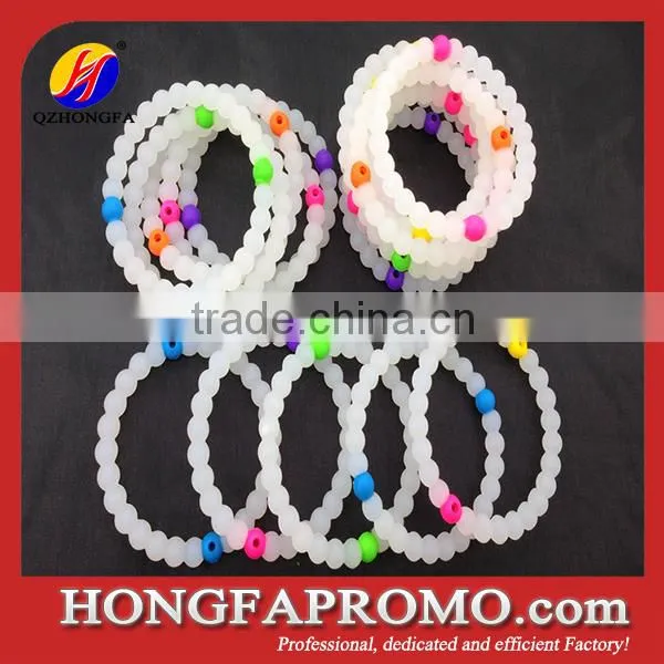 Silicone bead bulk cheap silicone wristbands