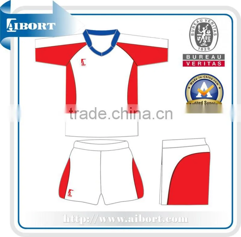 SUBRG-847-1 good quality blue yellow rugby clothes for sale
