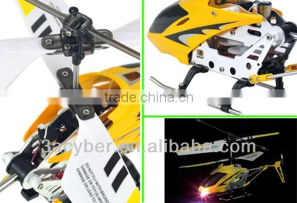 Metal Mini RC 3CH Helicopter GYRO USB Toy