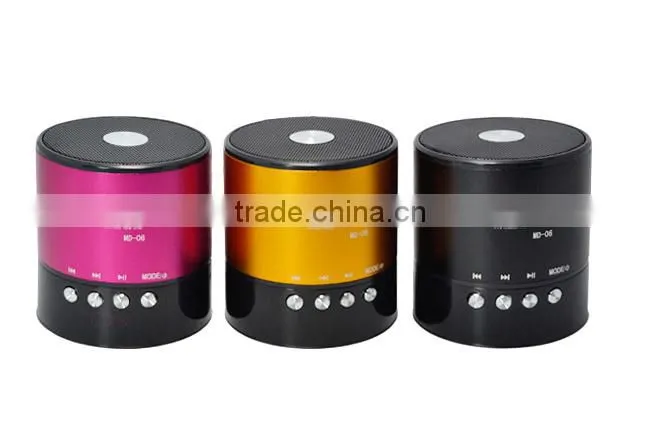 Robot-028u Portable vibration seaker,Aluminum alloy speaker support TF card, FM radio,Powerful Sound,card speaker