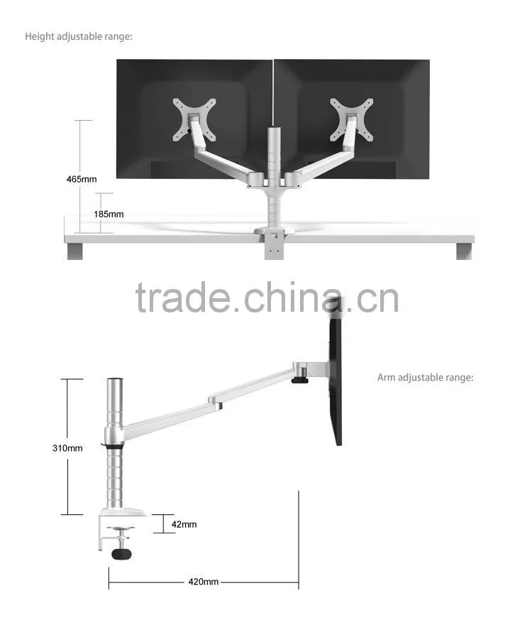 Modern ergonomic design computer screen stand
