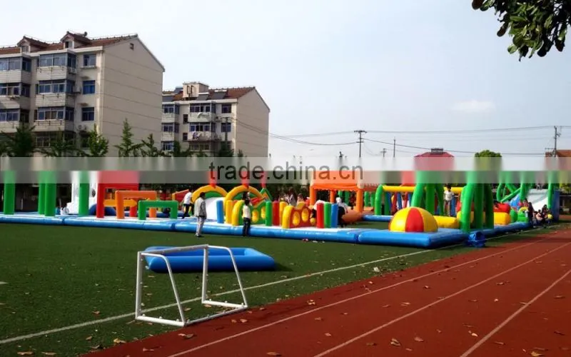 giant inflatable floating water park for commercial use