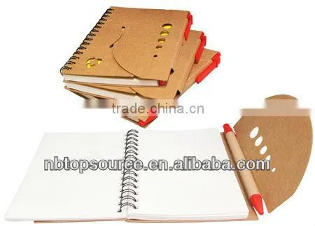 Promotion Recycled Notepad With Pen