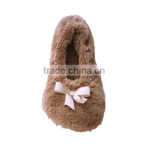 2015 Super Soft Plush Material Ballet Dance Shoe For Girls