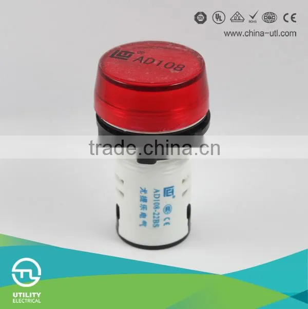 Hot Sale Utility AD108-22BS Led Indicator Light, 22mm LED signal lamp/indicator light/lamp pearl AD108