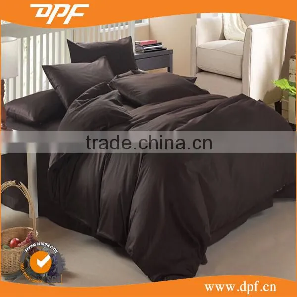 Hotel Textile turkey style dark solid color bedding sets
