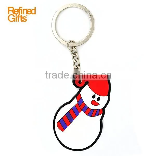Personalized Customized Cheap Silicone Keychain for festival series
