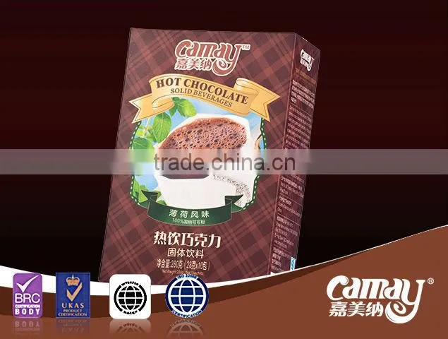 28g Peppermint Flavor Hot Chocolate