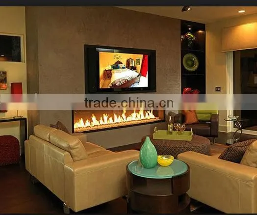 China 1400X250X235mm intelligent alcohol fireplace manufacturer