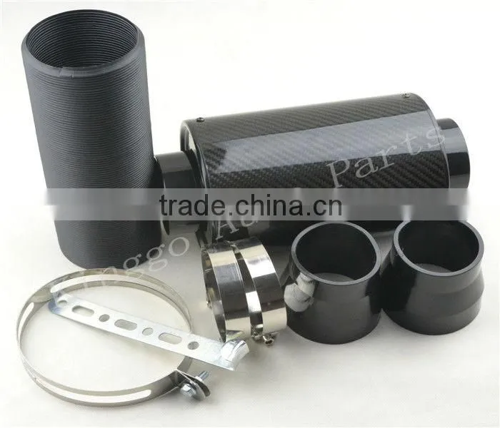 Universal carbon air filter Racing carbon fiber air intake pipe