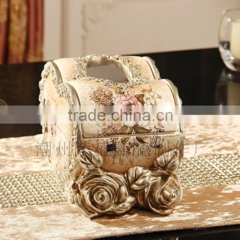 Elegant Ceramic Napkin Holder Heart Shape
