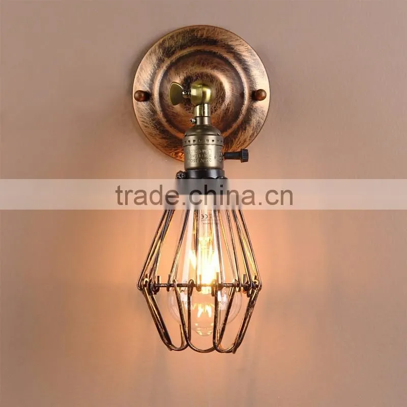 E27 Morden Loft Metal Vintage Industrial Sconce Wall Light