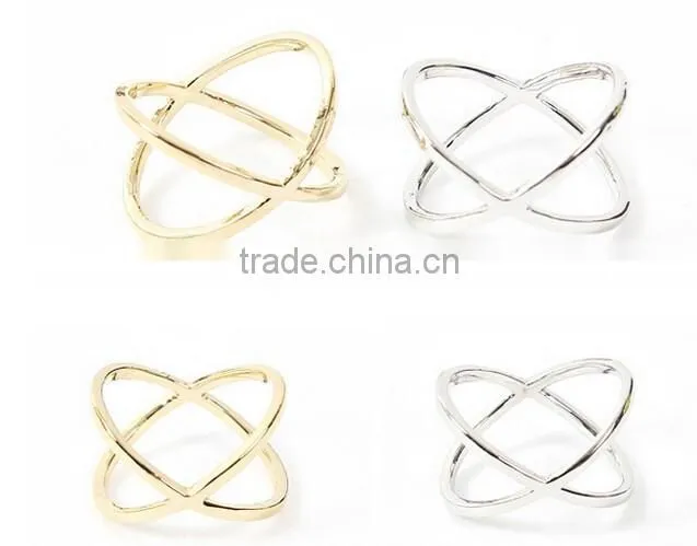 Punk Style Charm Gold Plated Mid Stacking Knuckle Ring Finger Rings Jewelry