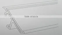 supermarket shelf price holders/data strip shelf talker