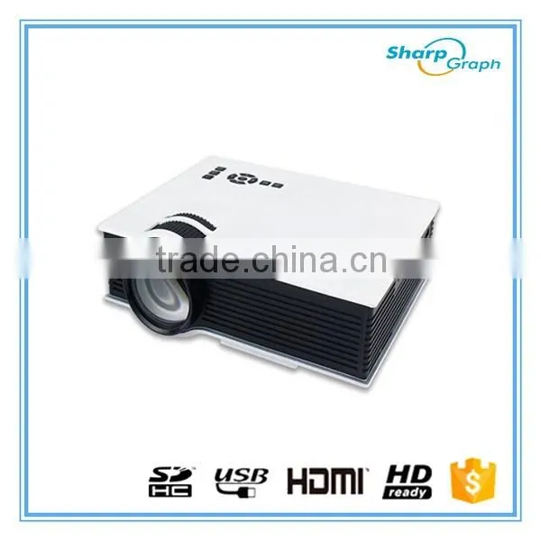 Wholesale UNIC 800Lumens Mini ultra HD LED 1080p Beamer Projector UC40+ for computer