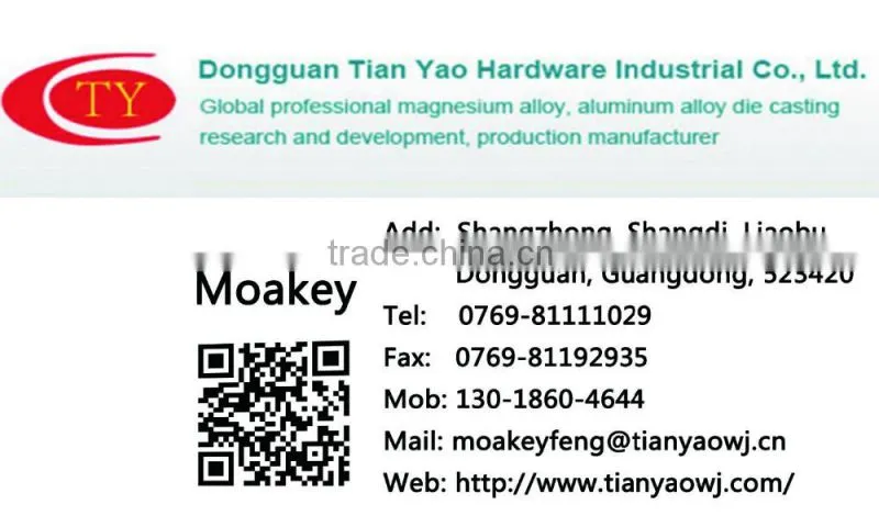 Chinese Cooking Tools used die casting machine in dongguan